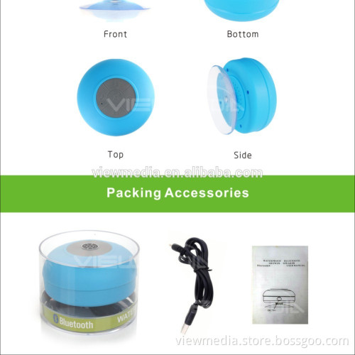 VM-BT119B 2017 trending products bluetooth shower speaker BTS-06
